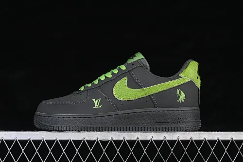 All categories Nk Air Force 1 Air Force series Nk Air Force 1 Low Air Force low-top Nike Air Force 1'07 Low Year of the Horse joint name Ink gray jade green Air Force 1 low-top casual sneakers XY9025-001